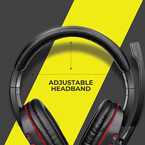 ZEBRONICS Zeb All Rounder - Wired USB Headphone with Adjustable Headband/Mic Black ZEBRONICS Zeb All Rounder - Wired USB Headphone with Adjustable Headband/Mic Black
