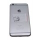iPhone 6 Back Back Panel Back Door Adhesive Panel,Best.Qulity.Color.(Silver)-