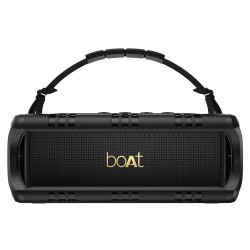 boAt Stone 1400 Mini 18W Bluetooth Speaker with Upto 6 hours Playback, IPX5 Water Resistance, Type C Charging, TWS feature((Active Black)