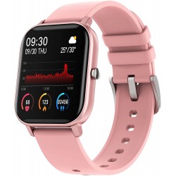 Fire-Boltt  Full Touch 1.4 inch Smart Watch 400 Nits Peak Brightness Metal Body 8 Days Battery Life pink