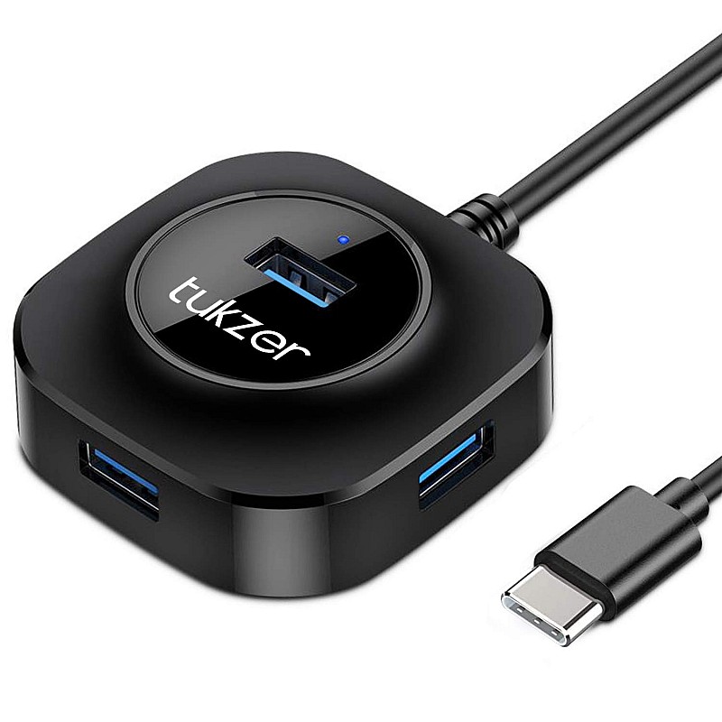 Tukzer USB C Hub Ultra-Slim USB-C Superspeed Adapter with 4 USB 3.0 Ports USB Type C Tukzer USB C Hub Ultra-Slim USB-C Superspeed Adapter with 4 USB 3.0 Ports USB Type C