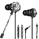 CLAW G9X Single Driver Gaming Earphones with Adjustable Boom & in-line Mic Camo Grey