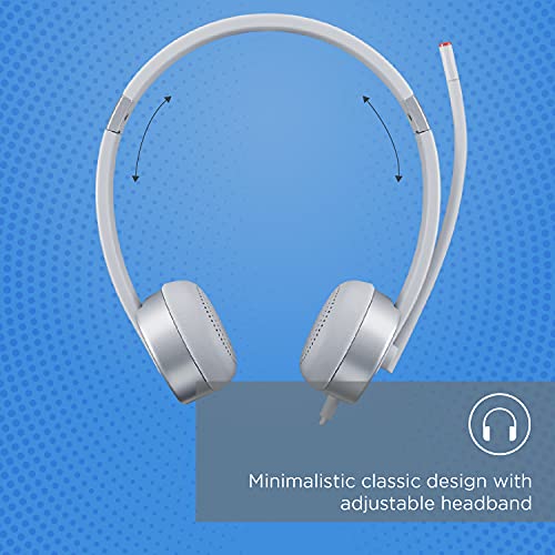 Lenovo 100 Stereo Wired On Ear Headphones with Mic Cloud white Lenovo 100 Stereo Wired On Ear Headphones with Mic Cloud white