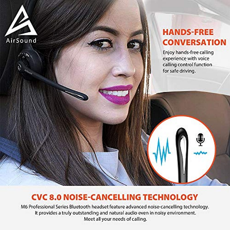 AirSound M6 Pro Bluetooth V5.0 Wireless Headset