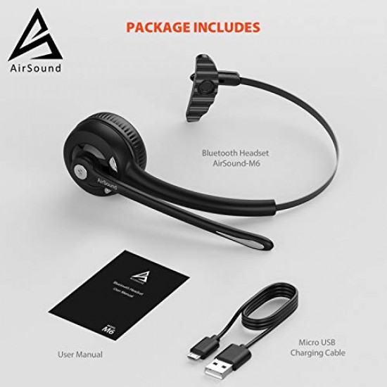 AirSound M6 Pro Bluetooth V5.0 Wireless Headset