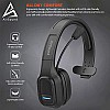 AirSound M100 Pro Bluetooth Wireless Headset Flexible Microphone for Office Home Business Online Meeting