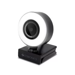 ZEBRONICS Zeb-Ultimate Star webcamera with 5P Lens 1920x1080 Full HD Resolution with Built-in mic