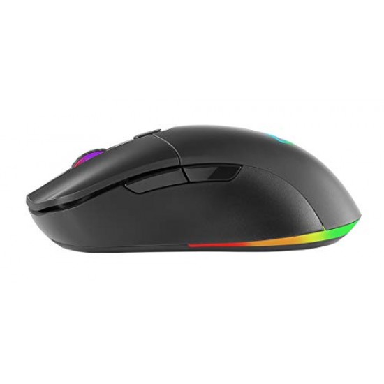 Cosmic Byte Hyperion Wireless Wired Dual Mode Gaming Mouse Rechargeable 1000Hz (Black)