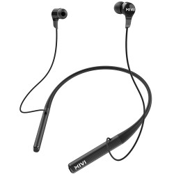 Mivi Collar 2B Wireless Earphones, Bluetooth Earphones with mic Black
