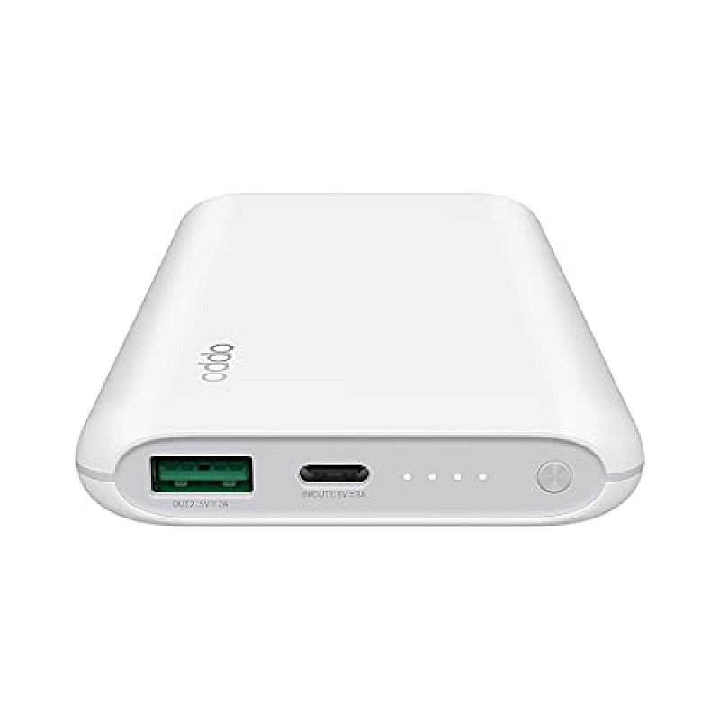 OPPO 10000 mAh Power Bank (18 W) (White, Lithium Polymer)