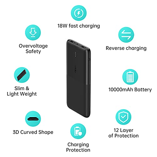 OPPO 10000 mAh Power Bank (18 W) (White, Lithium Polymer)