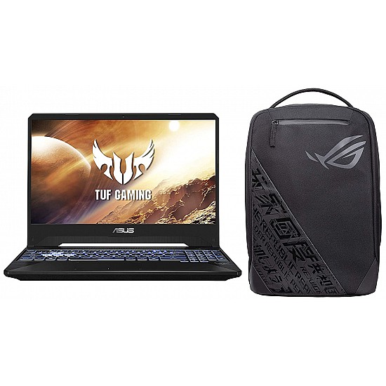 ASUS TUF Gaming FX505DT-AL202T Laptop with ROG BP1501G 15.6-inch Backpack