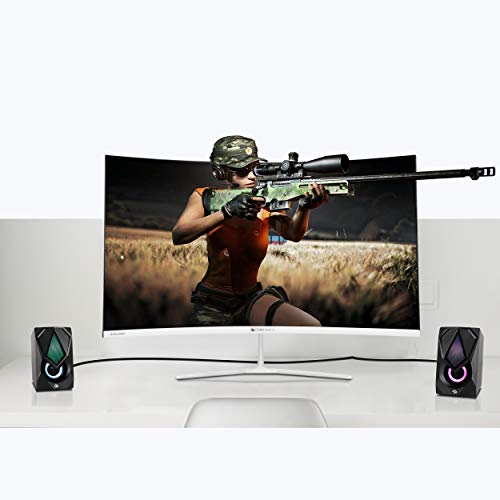 ZEBRONICS Zeb-Warrior II 10 watts 2.0 Multimedia Speaker with RGB Lights, USB Powered, AUX Input, Volume Control Pod for PC ZEBRONICS Zeb-Warrior II 10 watts 2.0 Multimedia Speaker with RGB Lights, USB Powered, AUX Input, Volume Control Pod for PC