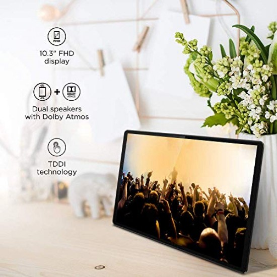 Lenovo Tab M10 FHD Plus Tablet (26.16 cm (10.3-inch), 2GB, 32GB, Wi-Fi + LTE, Volte Calling), Platinum Grey