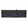 Redgear Shadow Amulet Mechanical Keyboard with Clicky Blue Switch, Rainbow LED Modes