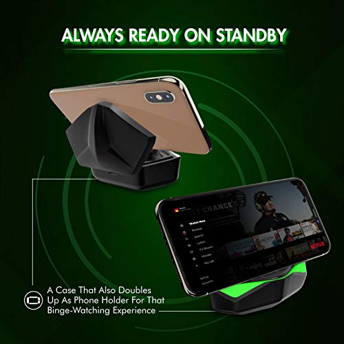 Wings Phantom Gaming True Wireless in Ear Earbuds, Bluetooth 5.0 Earphones with Mic, Full Touch Controls, Type C Charging (Black) Wings Phantom Gaming True Wireless in Ear Earbuds, Bluetooth 5.0 Earphones with Mic, Full Touch Controls, Type C Charging (Black)