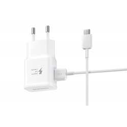 Samsung Original 15W Single Port, USB-A Charger (Cable Included), White