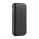 URBN 20000mAh Li-Polymer Ultra Compact Type-C Power Bank with 12W Fast Charge, Type C and Micro Input (Black)