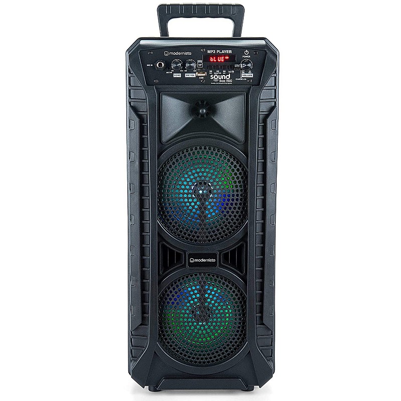 Modernista SoundBox 1100 Bass Boosted 40Watt PMPO Wireless Bluetooth Party Speaker with Wired