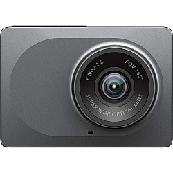 Yi Smart Dashcam 2.7" Screen Full HD 1080P60 165 Wide Angle Dashboard Camera, WDR, Loop Recording, Grey