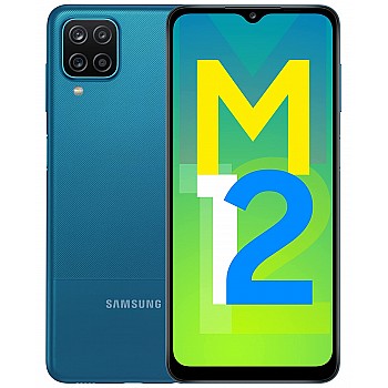 Samsung Galaxy M12 Blue,4GB RAM, 64GB Storage Refurbished 