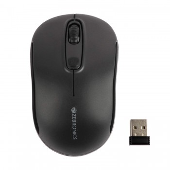ZEBRONICS Zeb-Dash Plus 2.4 GHz Wireless Mouse with USB Nano Receiver