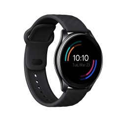 OnePlus Watch Midnight Black: 46mm dial, Warp Charge, 110+ Workout Modes, Smartphone Music,SPO2 Health Monitoring- (Renewed)