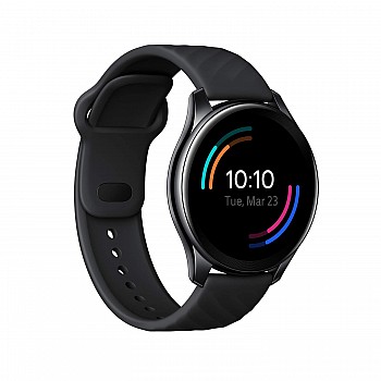 OnePlus Watch Midnight Black: 46mm dial, Warp Charge, 110+ Workout Modes, Smartphone Music,SPO2 Health Monitoring