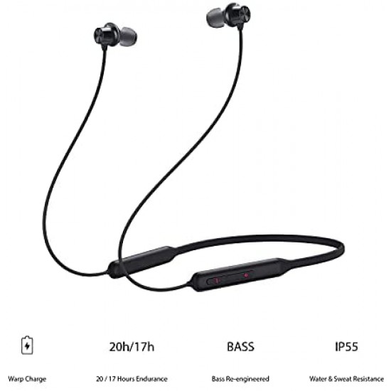 OnePlus Bullets Wireless Z Bass Edition Bold Black