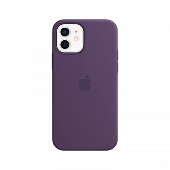 Apple Pouch Case for iPhone 12, 12 Pro (Silicone Amethyst)