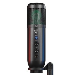Redgear Shadow Vox Gaming Microphone with RGB Lighting, Adjustable Tripod and Echo & gain Control