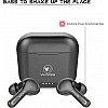 Wings Vibe Bluetooth Headset (Black, True Wireless)