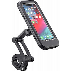 AIRTREE  Bike Phone Mount Waterproof Cell Phone Holder 360 Rotation Motorcycle Phone Case Universal Bicycle Handlebar 