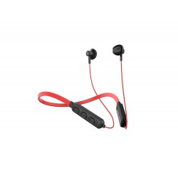 Flix Thunder 1100 Bluetooth Wireless in Ear Headphone with Mic (Red)
