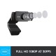 Zinq Full HD 1080P 2.1 Megapixel 30 FPS USB Webcam with Built-in Mic, Plug and Play