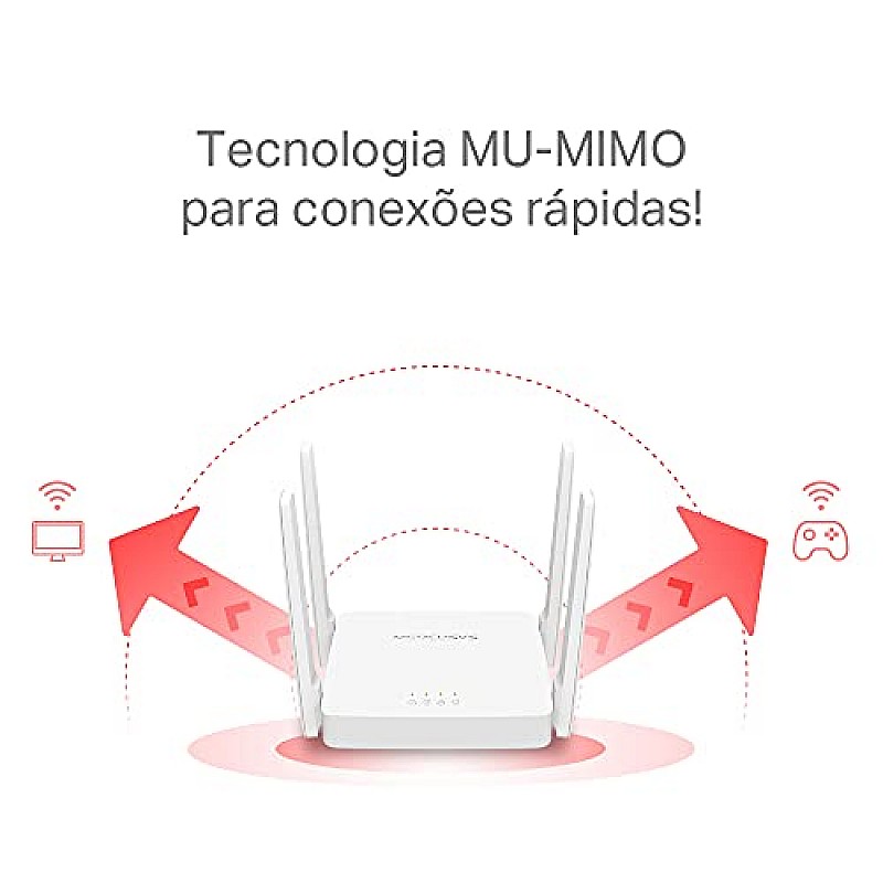 MERCUSYS MW306R 300 Mbps Multi-Mode Wireless N Router Three High Gain Antennas Parental Controls Broader Coverage Easy Installation