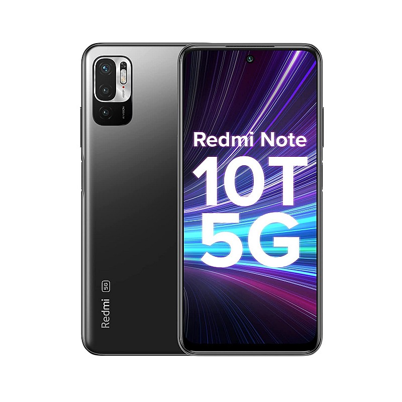 Redmi Note 10T 5G Graphite Black, 6GB RAM, 128GB Storage refurbished