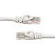 Quantum RJ45 Ethernet Patch/LAN Cable with Gold Plated Connectors Supports Upto 1000Mbps - (3 Meters) White