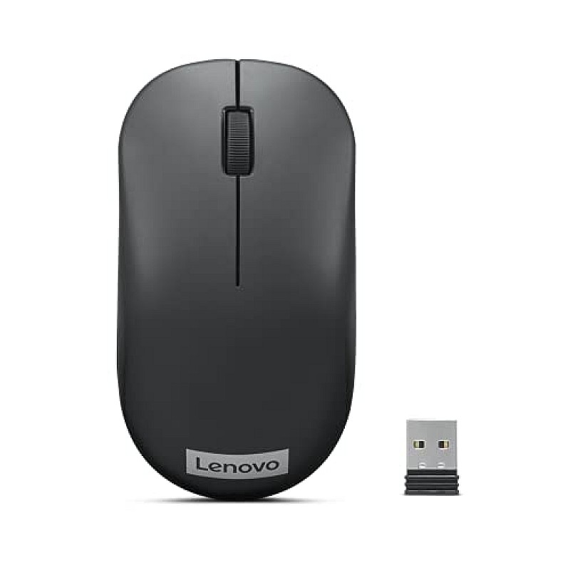 Lenovo 130 Wireless Compact Mouse, 1K DPI Optical sensor, 2.4GHz Wireless NanoUSB, 10m range, 3button 