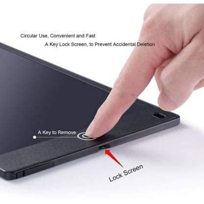 Portable LCD Writing Pad Board Slate Drawing Tablet Record Notes Digital Notepad with Pen Handwriting Pad Paperless Graphic Tablet ( Multi Color ) Portable LCD Writing Pad Board Slate Drawing Tablet Record Notes Digital Notepad with Pen Handwriting Pad Paperless Graphic Tablet ( Multi Color )