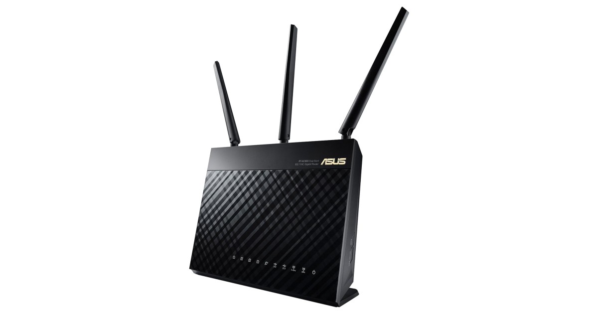 Asus AC1900 RT AC68U Dual-Band Wireless Gigabit Router (Black)