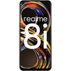 realme 8i Space Black, 4GB RAM, 64GB Storage Refurbished