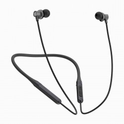 GOVO GOKIXX 900 Bluetooth Wireless Neckband in Ear Earphones with Mic, 12H Playtime Platinum Black