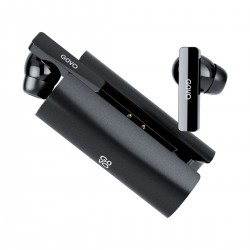 GOVO GOBUDS 902 Super Bass, Waterproof IPX4, Passive Noise Cancellation, 3D Stereo Sound (Platinum Black)