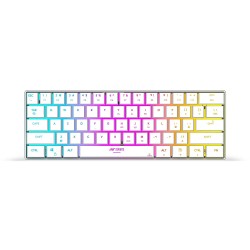 Ant Esports MK1500 Mini 60% Pro RGB Wireless Gaming Keyboard White