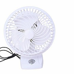 AIRTREE  Table Fan 9" inch (210mm) All In 1 Table Wall Ceiling Use 2800 RPM 100% Copper Winding Mini Fan Compact/Powerful White