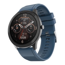 TAGG Kronos Lite Full Touch Smartwatch with 1.3 Display & 60+ Sports Modes, Navy Blue, Free Size