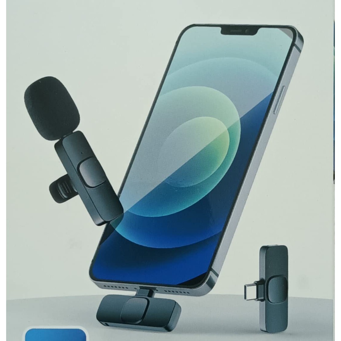 AIRTREE 1 K8 Wireless Microphone, Digital Mini Portable Recording Clip ...