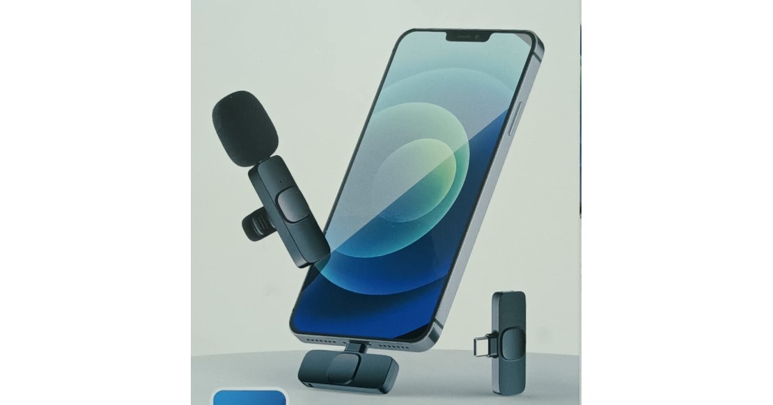 AIRTREE 1 K8 Wireless Microphone, Digital Mini Portable Recording Clip ...