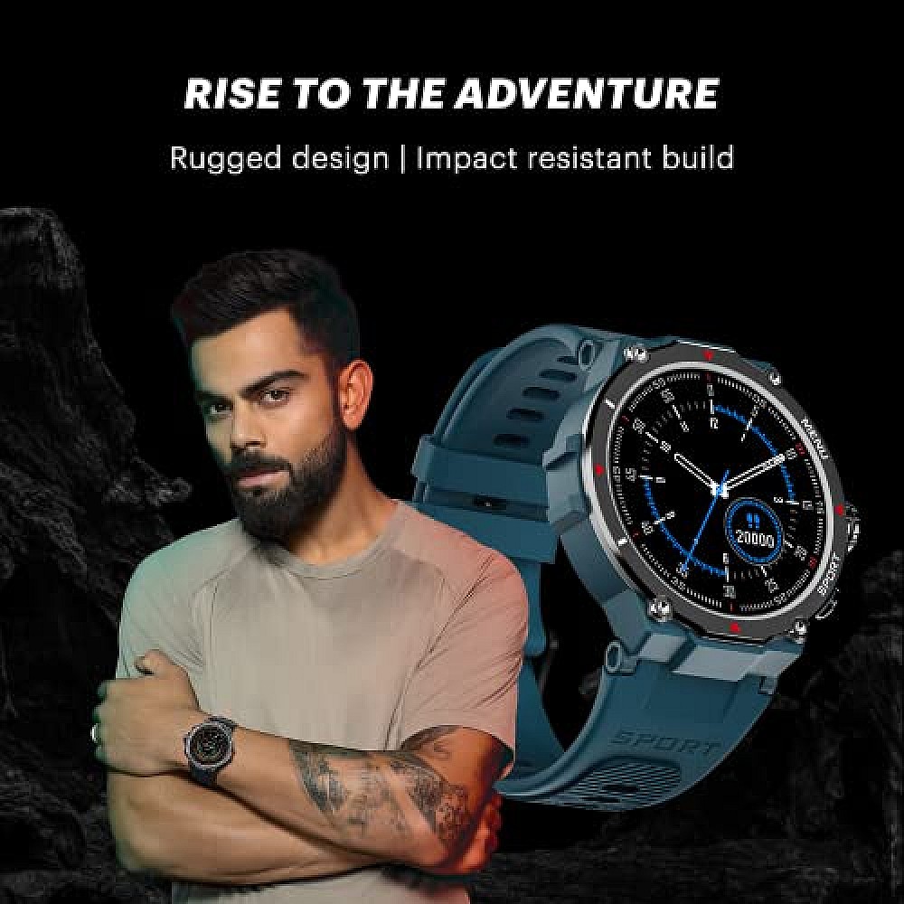 Buy Noise NoiseFit Force Rugged Round Dial Bluetooth Calling Smart Watch